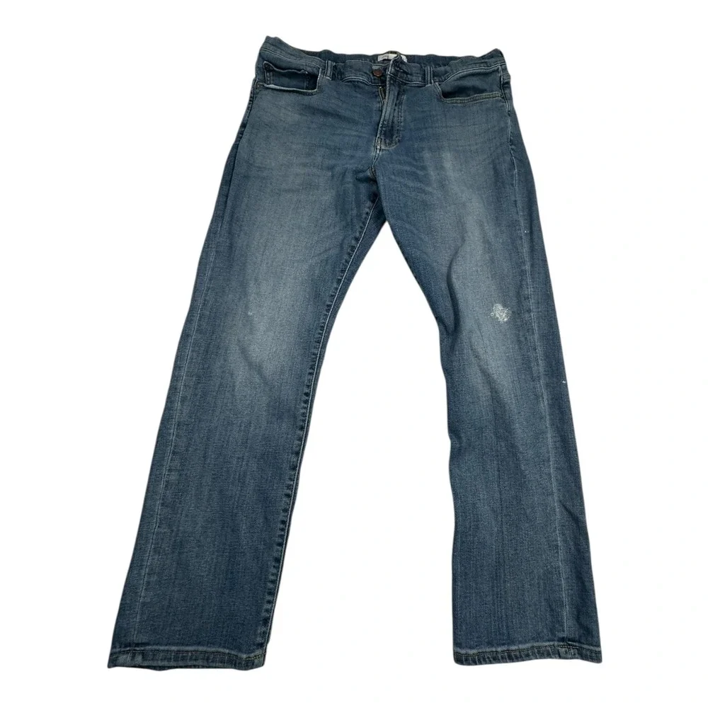 Lucky Brand 410 Athletic‎ Straight Mens Jeans W36 L30 Medium Wash Denim